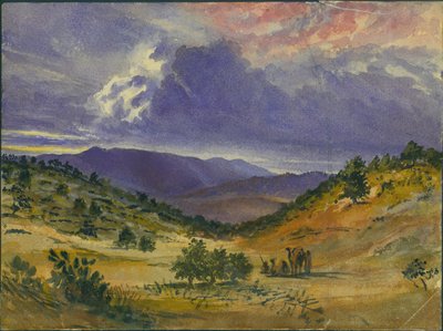 Berg Karmel, 1872 von Claude Conder